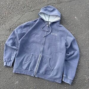 Vintage Rip Curl Surf Zip Up Hoodie Size xl Sherpa lined
